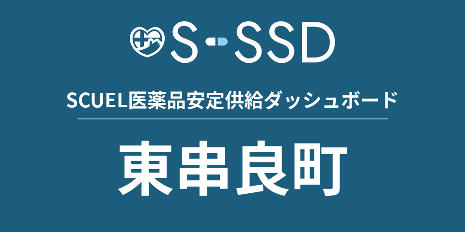 東串良町の医療・医薬品データ｜SCUEL医薬品安定供給ダッシュボード