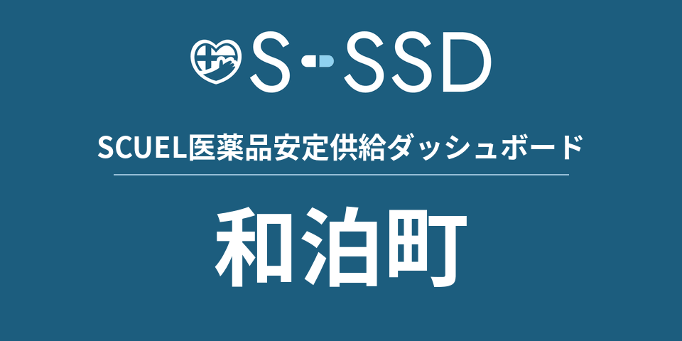 和泊町の医療・医薬品データ｜SCUEL医薬品安定供給ダッシュボード