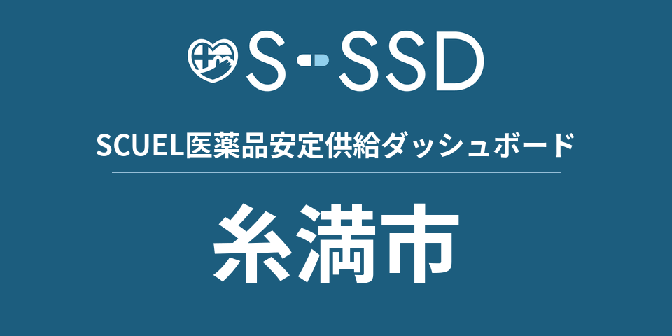 糸満市の医療・医薬品データ｜SCUEL医薬品安定供給ダッシュボード