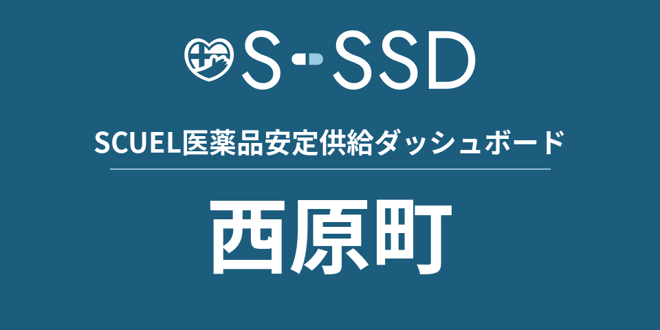 西原町の医療・医薬品データ｜SCUEL医薬品安定供給ダッシュボード