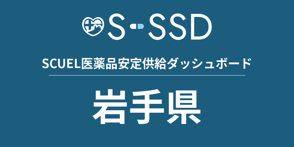 岩手県の医療・医薬品データ｜SCUEL医薬品安定供給ダッシュボード